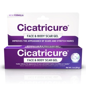 Cicatricure Face & Body Scar Gel, Scar Treatment for Old & New Scars, Stretch Marks, Surgery, Injuries, Burns and Acne Scar Treatment, 1 Ounce
